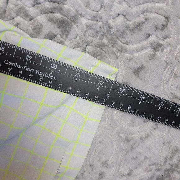 Nike Golf Shorts Mens 36 Light Gray Volt Tour Performance Dri-Fit Plaid Golfer - Picture 11 of 12